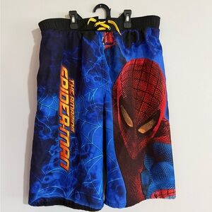 Spiderman Yellow and Black Shorts